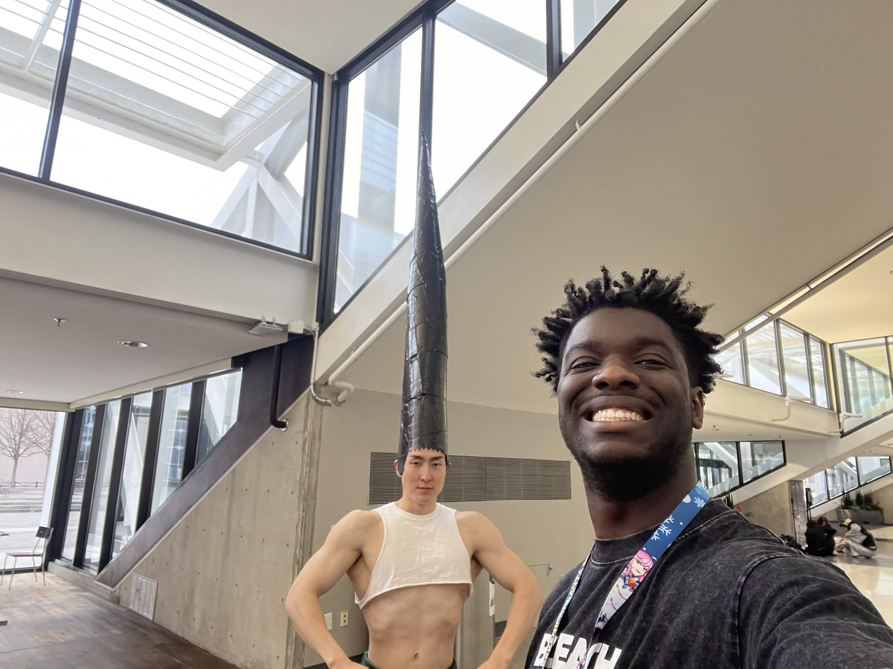 me with a cosplayer